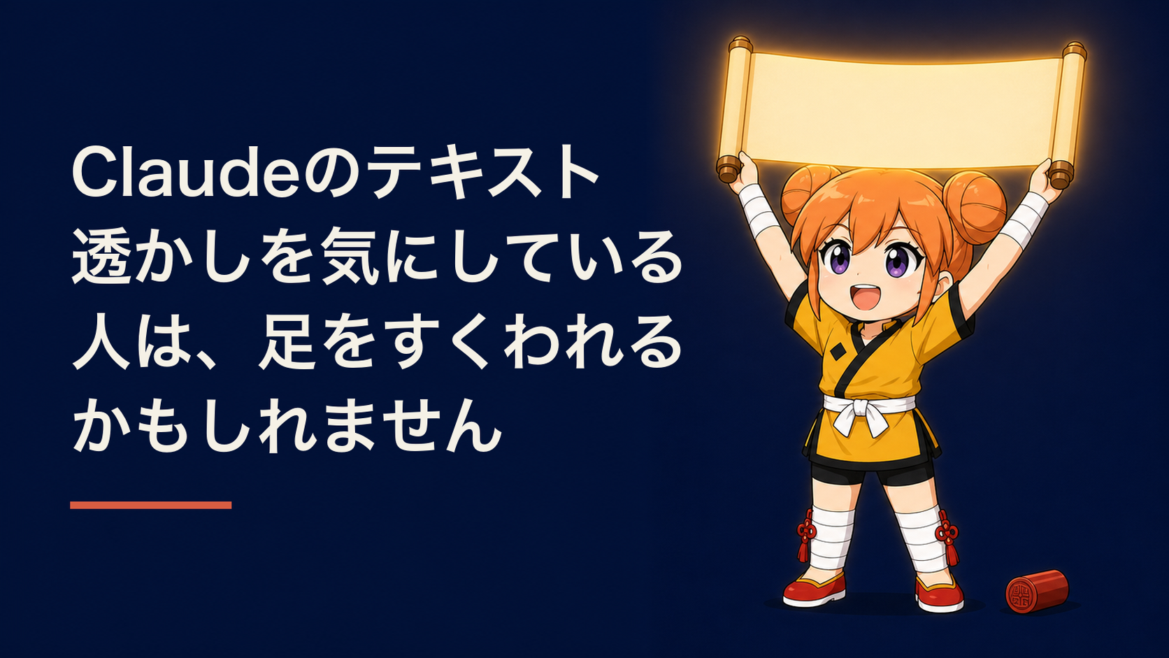 Claudeのテキスト透かしを気にしている人は、足をすくわれるかもしれません