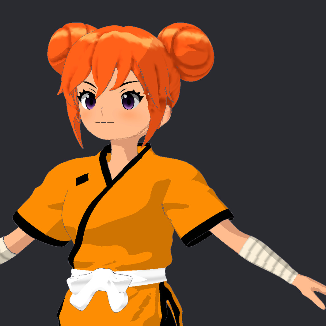 シャオランの胸像